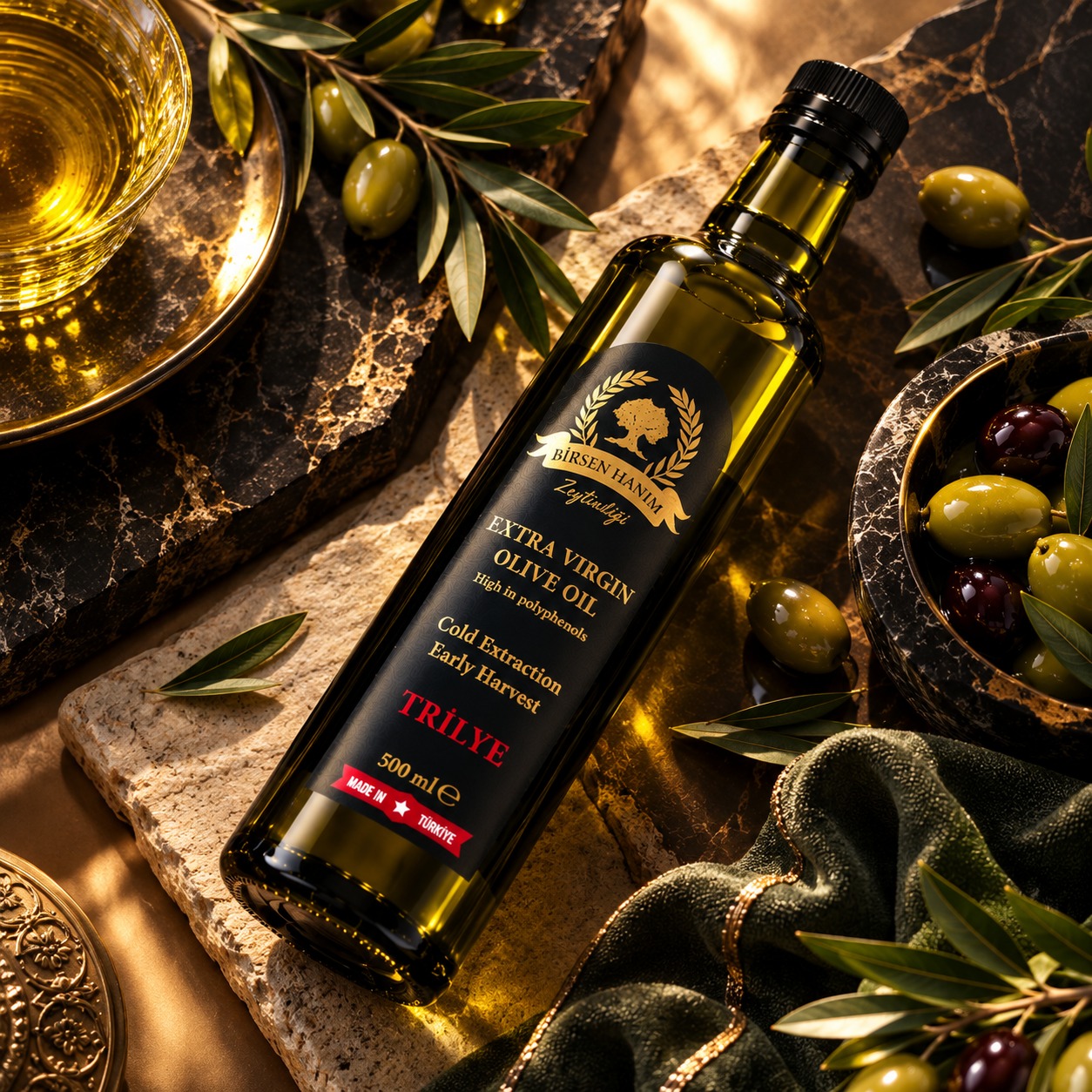 Turkish Extra Virgin Olive Oil, 500ml bottle